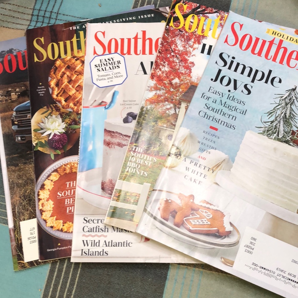5 southern living magazine & 5 free